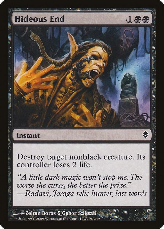 Hideous End 98 (Zendikar)  - Foil | Good Games Modbury