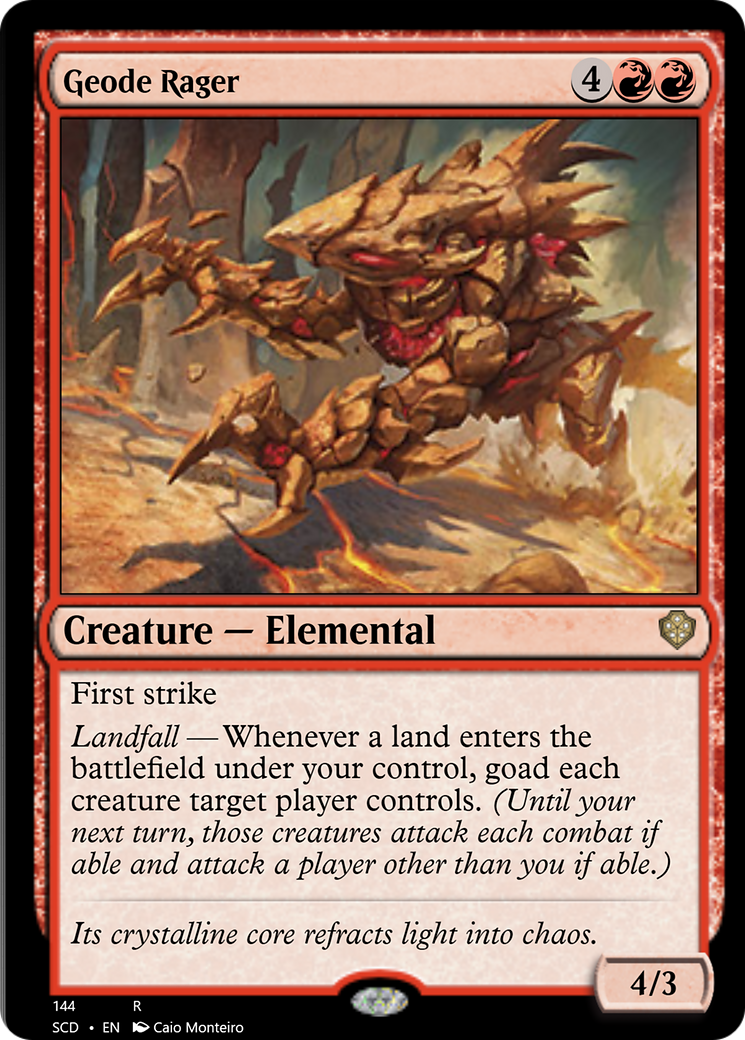 Geode Rager [Starter Commander Decks] | Good Games Modbury