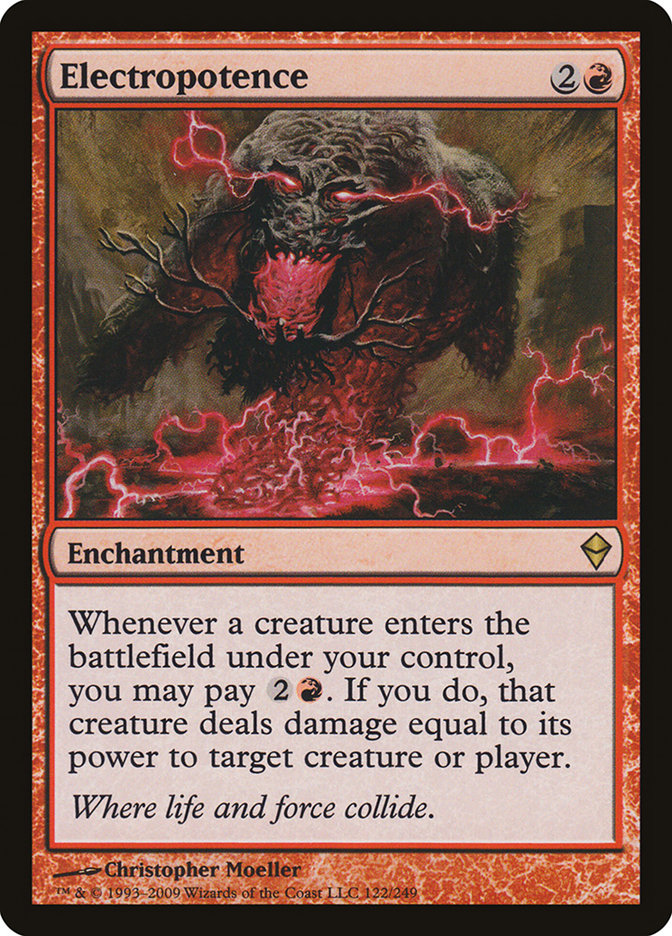 Electropotence 122/249 (Zendikar)  - Foil | Good Games Modbury