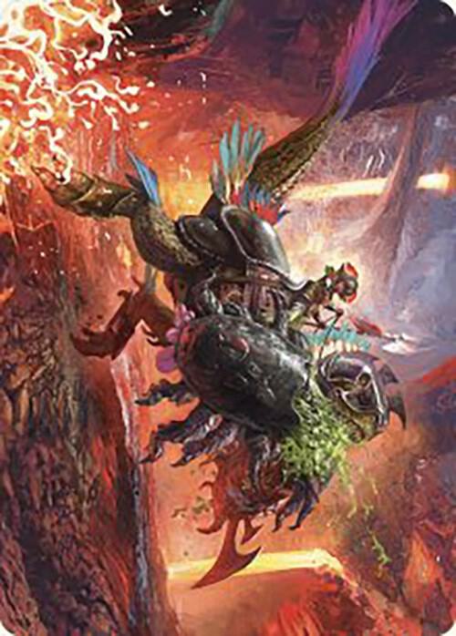 Triumphant Chomp Art Card 21 (Art Series: The Lost Caverns of Ixalan)  | Good Games Modbury