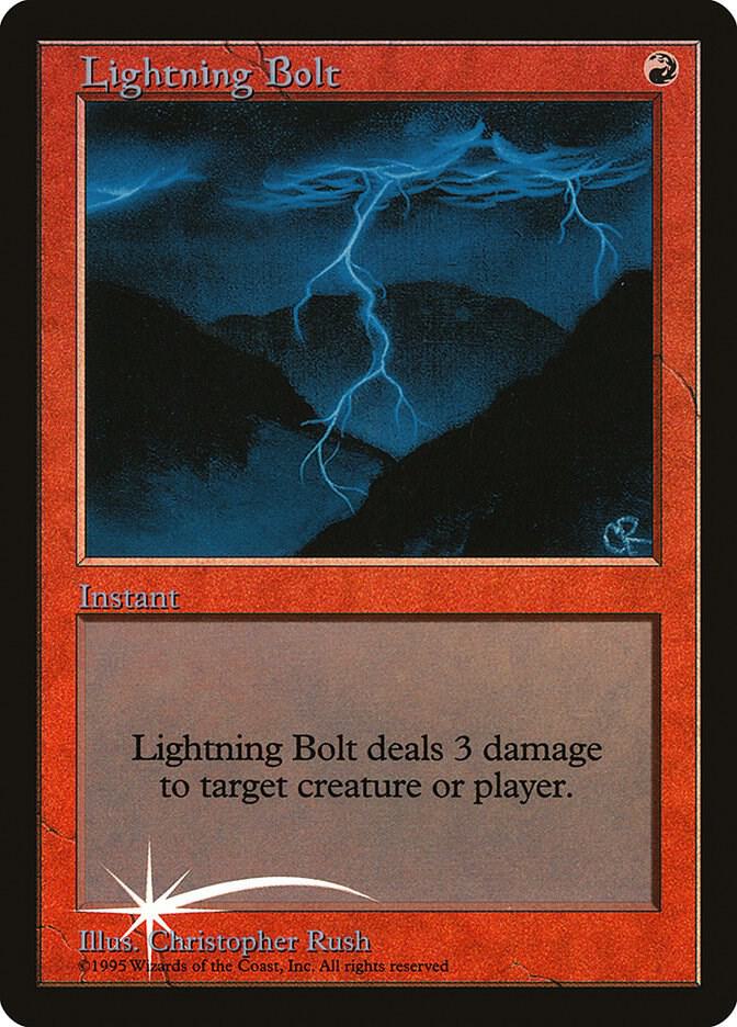 Lightning Bolt 1/3 (Judge Promos)  - Foil | Good Games Modbury