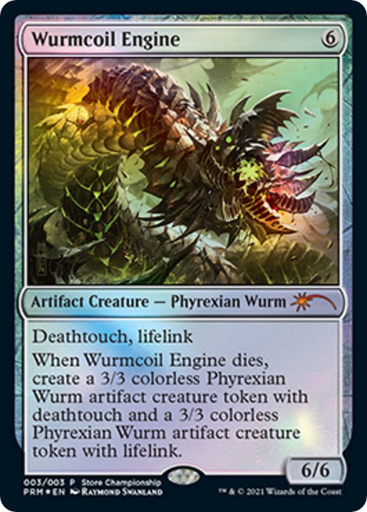 Wurmcoil Engine 3/6 (Game Day & Store Championship Promos)  - Foil | Good Games Modbury