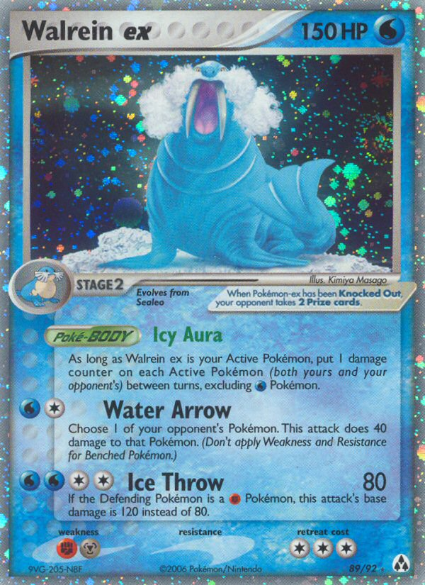 Walrein ex (89/92) [EX: Legend Maker] | Good Games Modbury