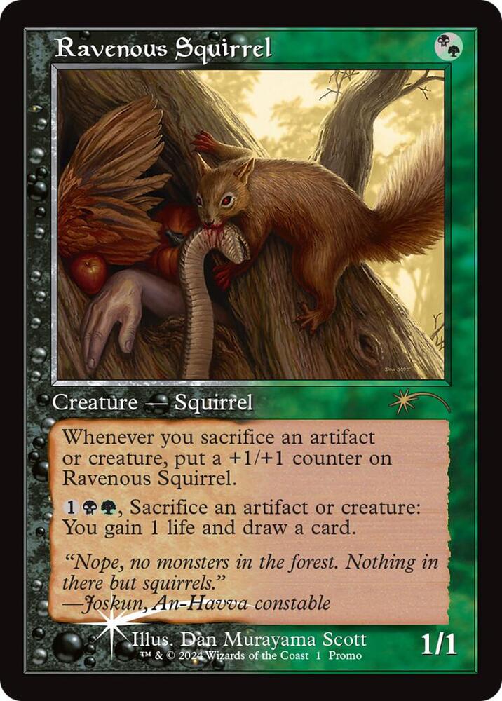 Ravenous Squirrel 15/14 (Open House Promos)  - Retro Foil | Good Games Modbury