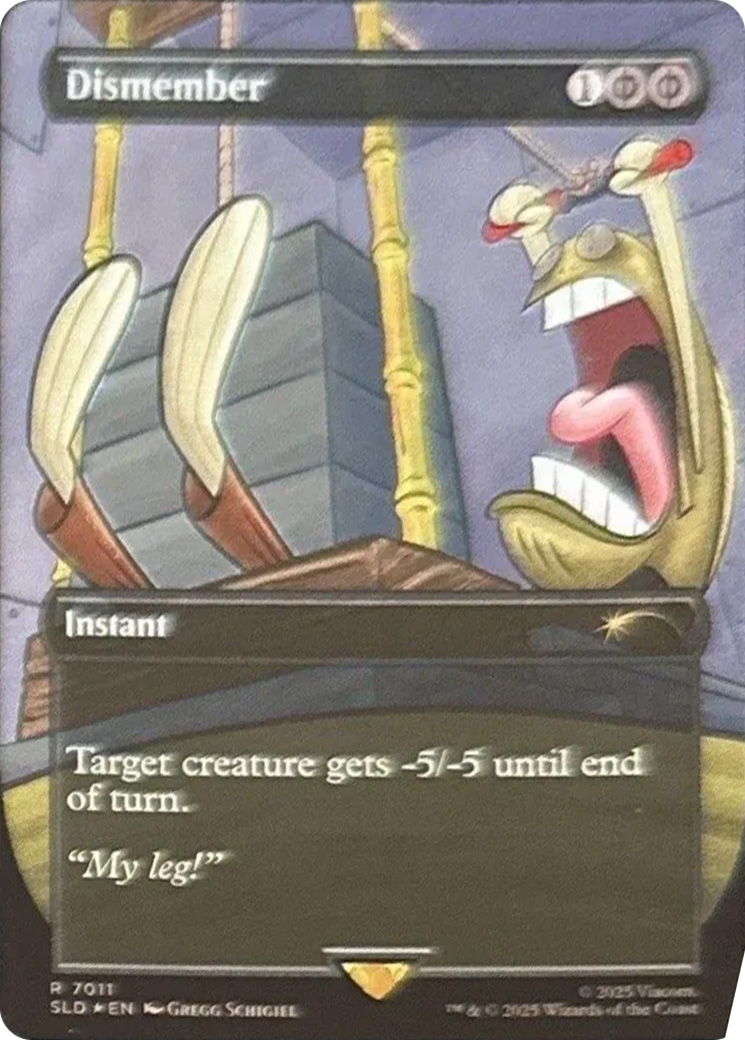 Dismember (7011) (Rainbow Foil) [Secret Lair Drop Series] | Good Games Modbury