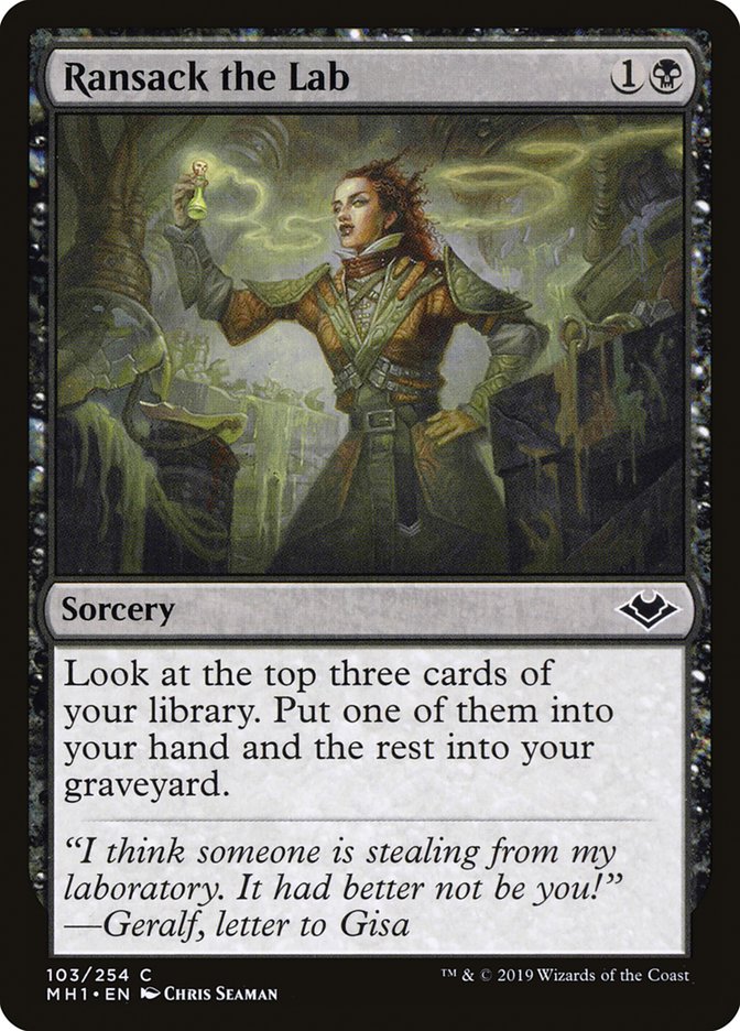 Ransack the Lab 103/254 (Modern Horizons)  - Foil | Good Games Modbury