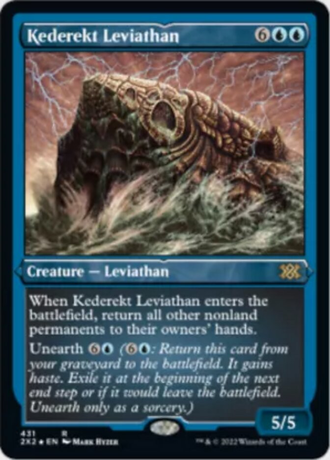Kederekt Leviathan (Foil Etched) [Double Masters 2022] | Good Games Modbury