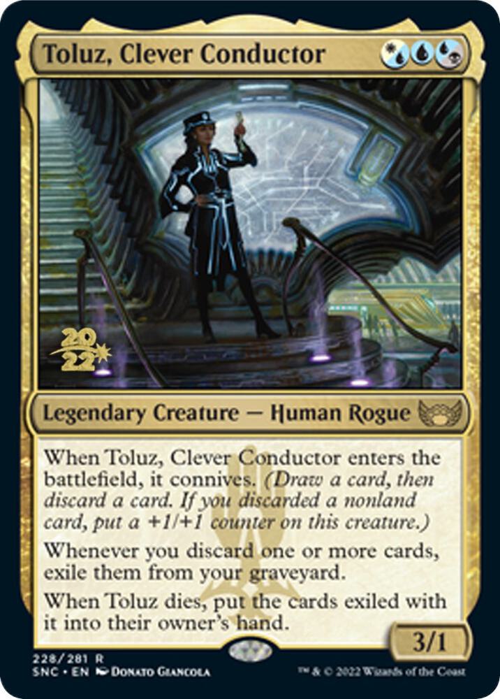 Toluz Clever Conductor 228s/161 (Prerelease Cards)  - Foil | Good Games Modbury