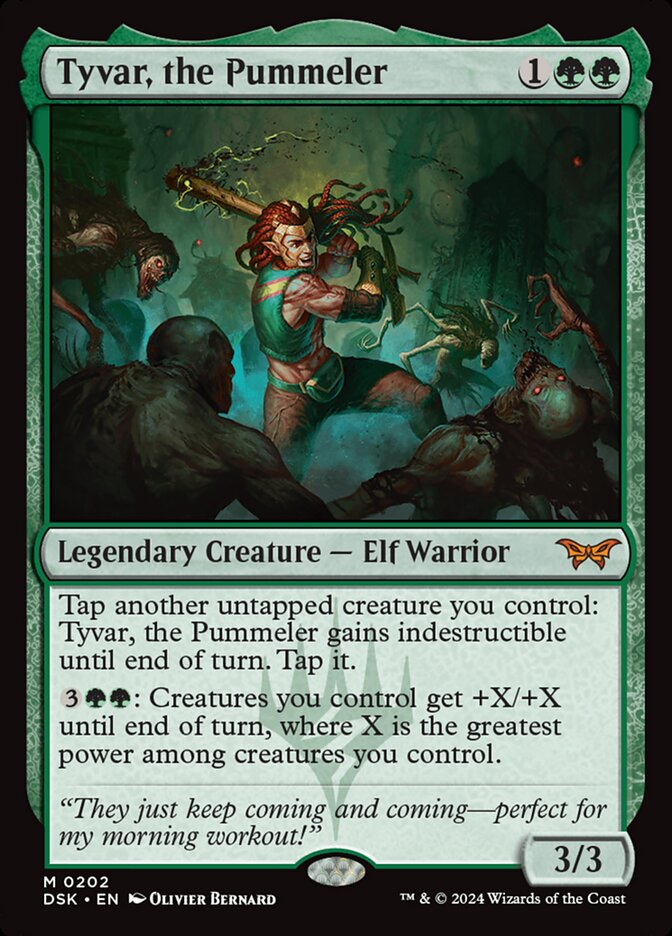 Tyvar, the Pummeler 202 (Duskmourn: House of Horror)  - Foil | Good Games Modbury