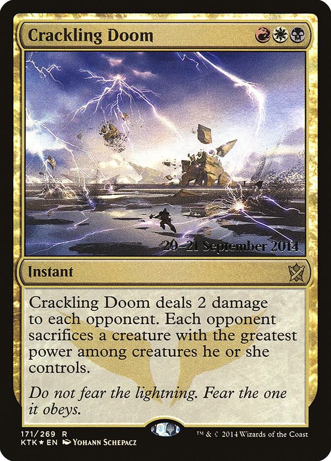 Crackling Doom 171s/56 (Prerelease Cards)  - Foil | Good Games Modbury
