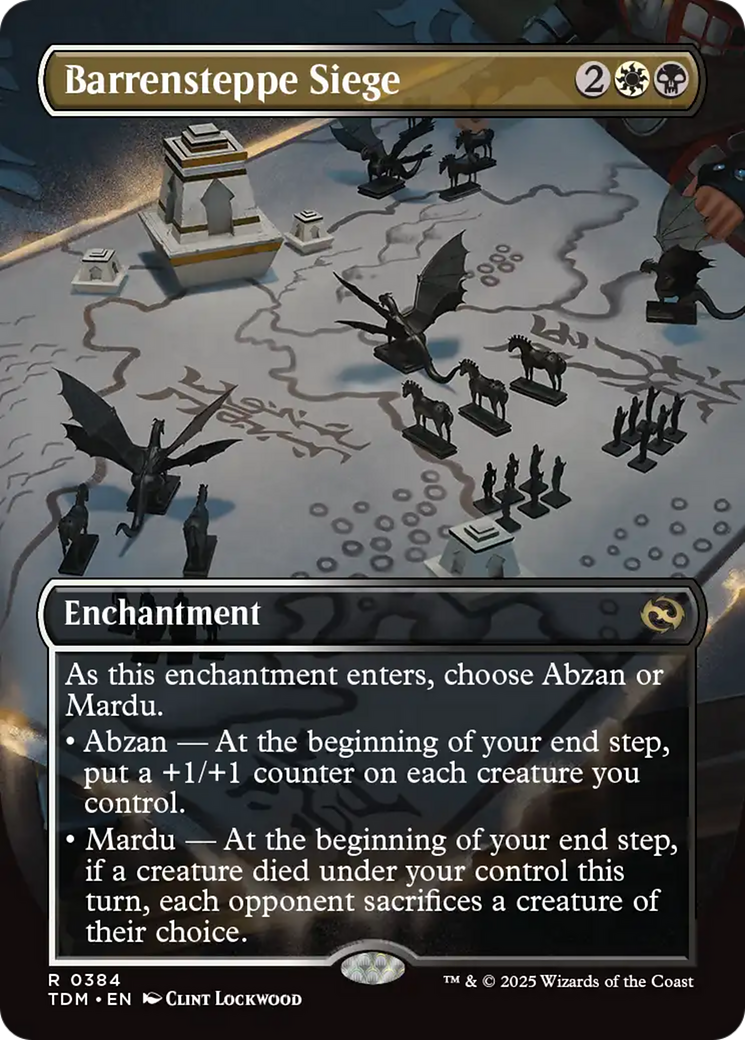 Barrensteppe Siege (Borderless) [Tarkir: Dragonstorm] | Good Games Modbury