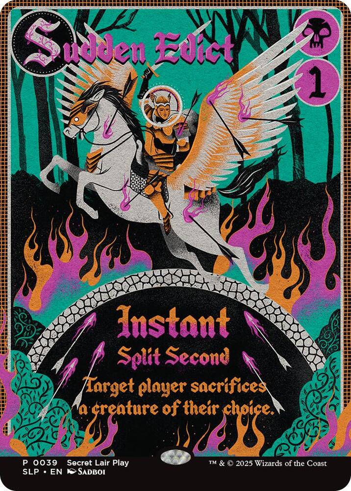 Sudden Edict 39/50 (Secret Lair Showdown)  - Borderless Foil | Good Games Modbury