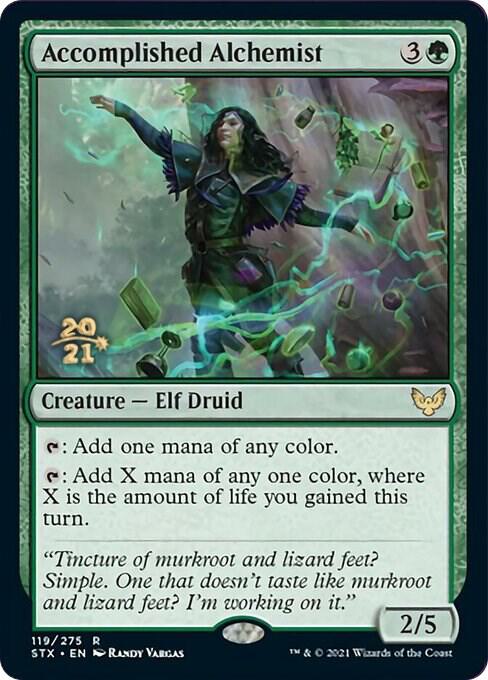 Accomplished Alchemist 119s/180 (Prerelease Cards)  - PreRelease Foil | Good Games Modbury