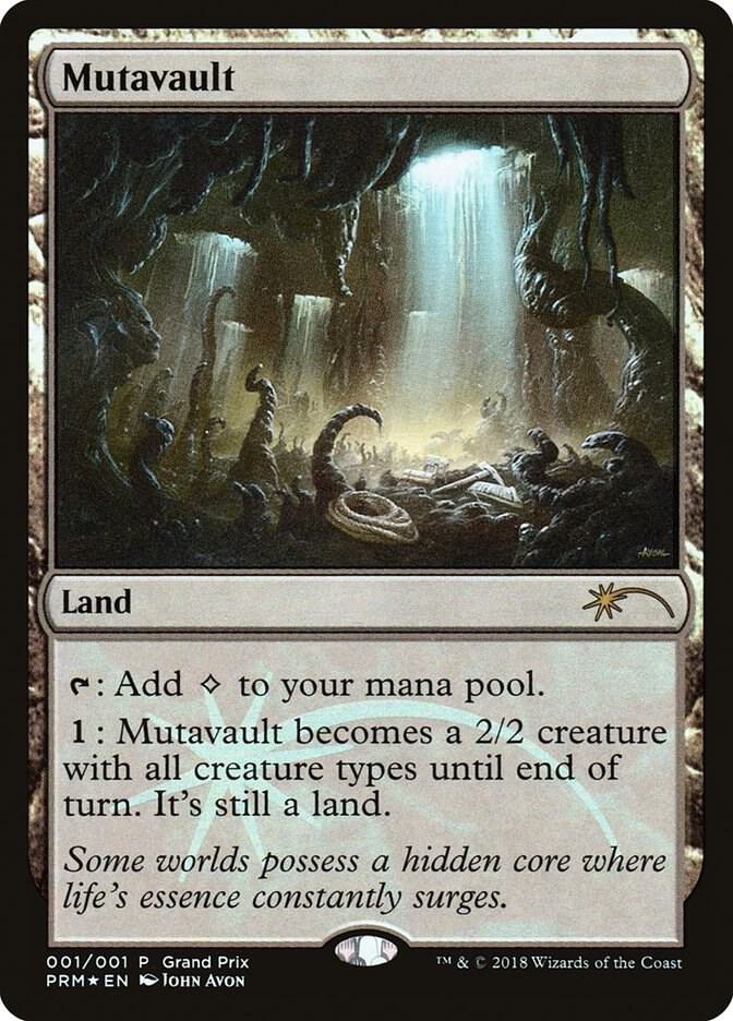 Mutavault 1/1 (Grand Prix Promos)  - Foil | Good Games Modbury