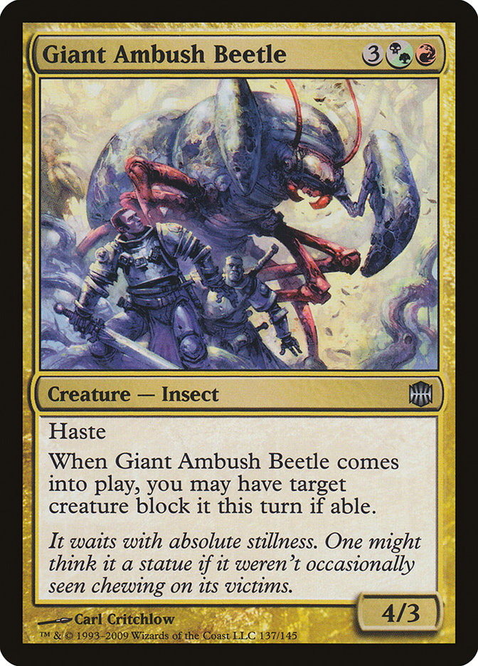 Giant Ambush Beetle 137/145 (Alara Reborn)  | Good Games Modbury