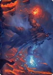 Aegar the Freezing Flame Art Card 55 (Art Series: Kaldheim)  | Good Games Modbury