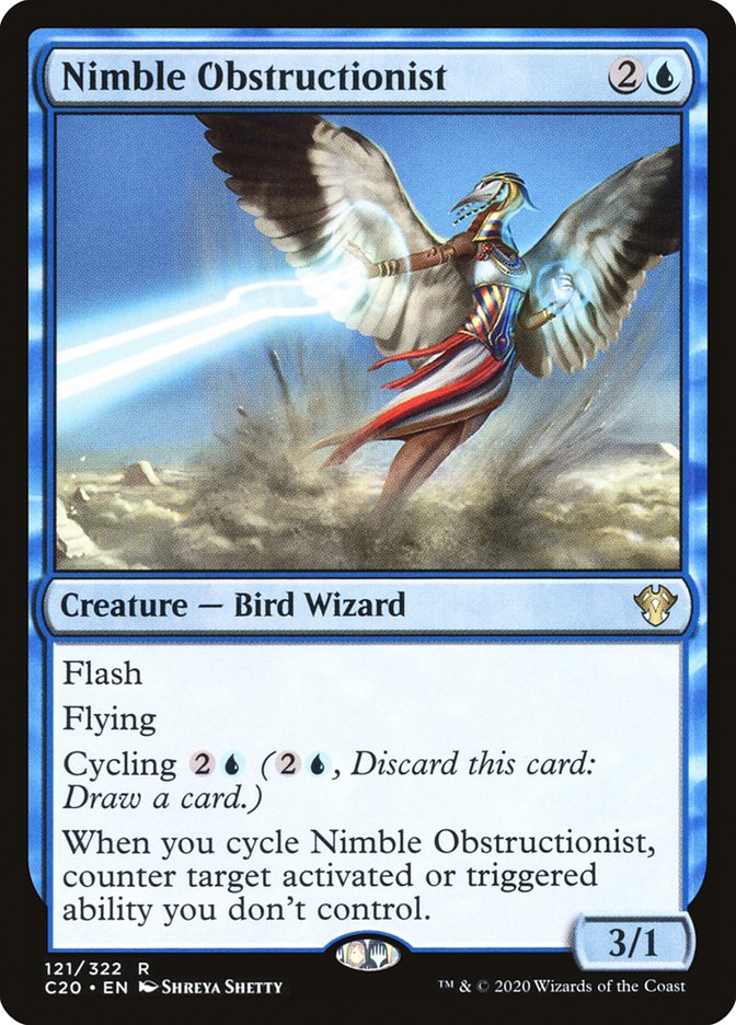 Nimble Obstructionist 121/322 (Commander 2020)  | Good Games Modbury