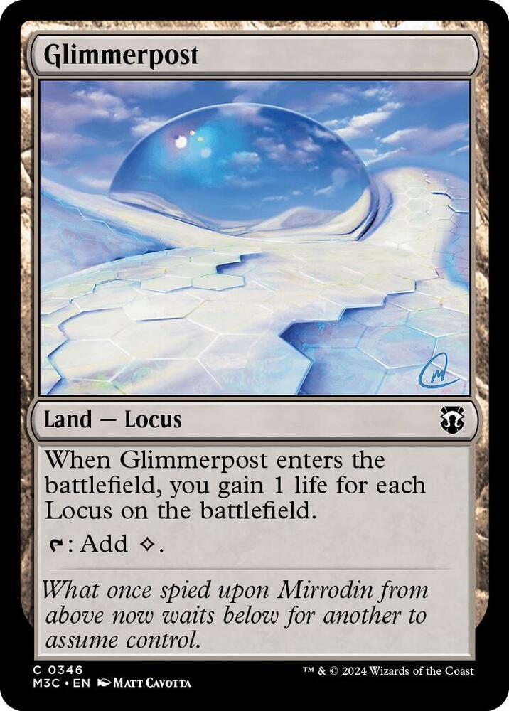Glimmerpost 346/411 (Commander: Modern Horizons 3)  - Ripple Foil | Good Games Modbury