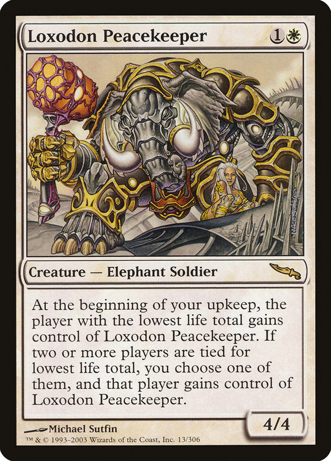 Loxodon Peacekeeper [Mirrodin] | Good Games Modbury