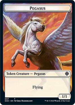 Pegasus Thopter Double Sided Token 7 // 11 (Starter Commander Decks)  | Good Games Modbury