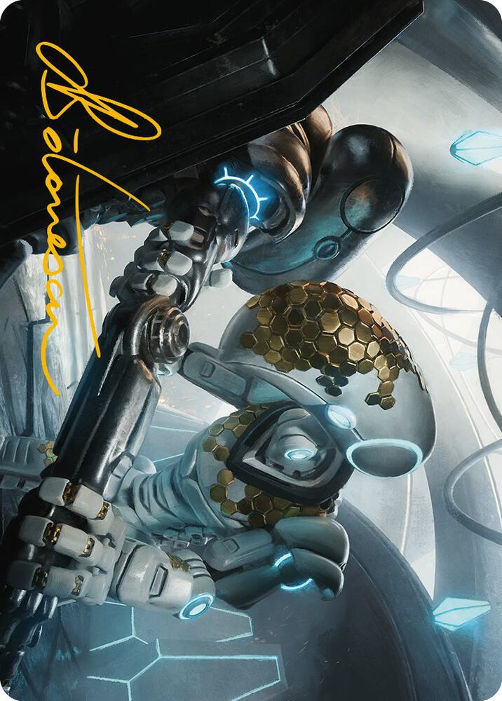 Myr Kinsmith Art Card Gold Stamped Signature 56 (Art Series: Phyrexia: All Will Be One)  | Good Games Modbury
