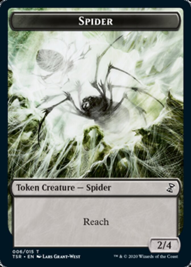 Spider Token [Time Spiral Remastered Tokens] | Good Games Modbury