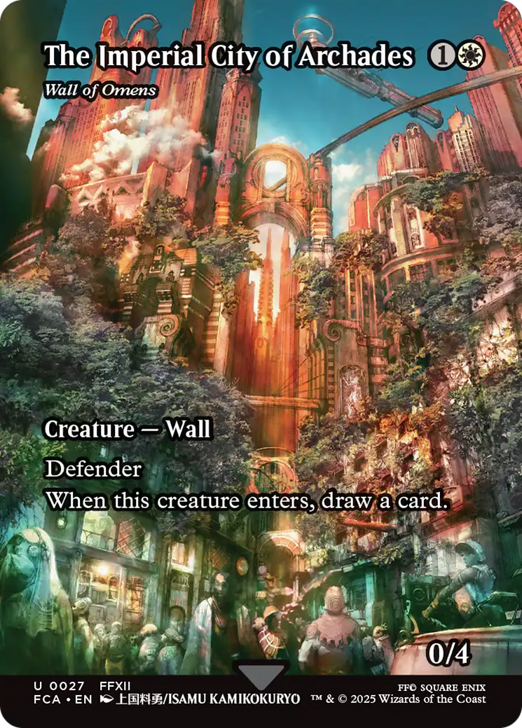 Wall of Omens - The Imperial City of Archades (Showcase) [FINAL FANTASY : Through the Ages] | Good Games Modbury