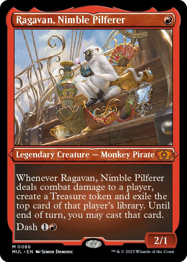 Ragavan, Nimble Pilferer 86/65 (March of the Machine: Multiverse Legends)  - Etched Foil | Good Games Modbury