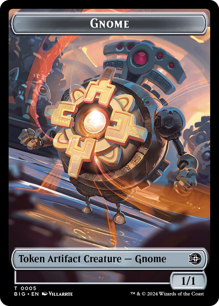 Gnome // Plot Double-Sided Token [Outlaws of Thunder Junction: The Big Score Tokens] | Good Games Modbury