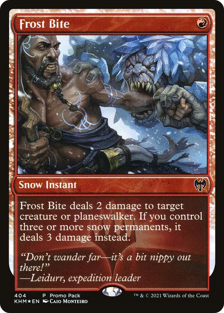 Frost Bite 404 (Promo Pack: Kaldheim)  - Foil | Good Games Modbury