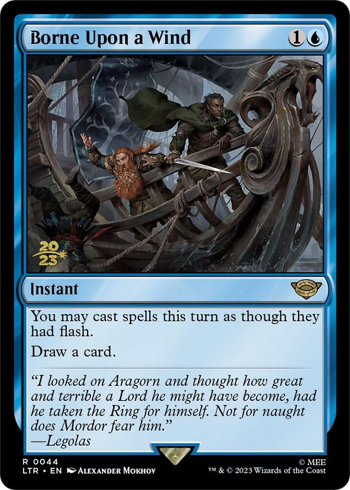 Borne Upon a Wind 44s/86 (Prerelease Cards)  - Foil | Good Games Modbury