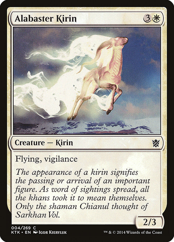 Alabaster Kirin [Khans of Tarkir] | Good Games Modbury