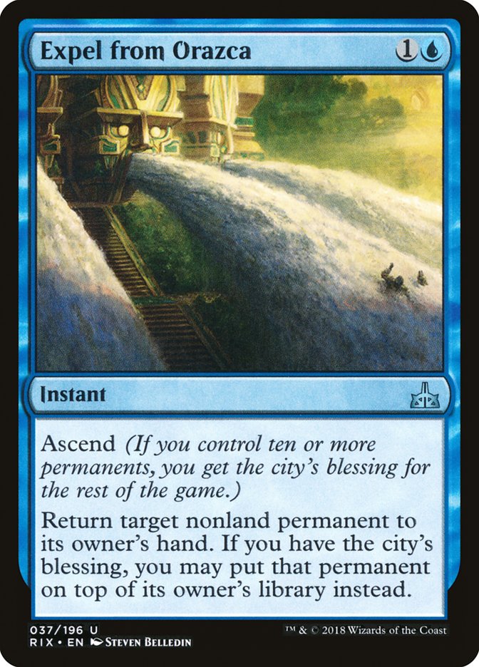 Expel from Orazca 37/196 (Rivals of Ixalan)  | Good Games Modbury
