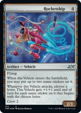 _______ _______ Rocketship Galaxy Foil 477/244 (Unfinity)  - Foil | Good Games Modbury