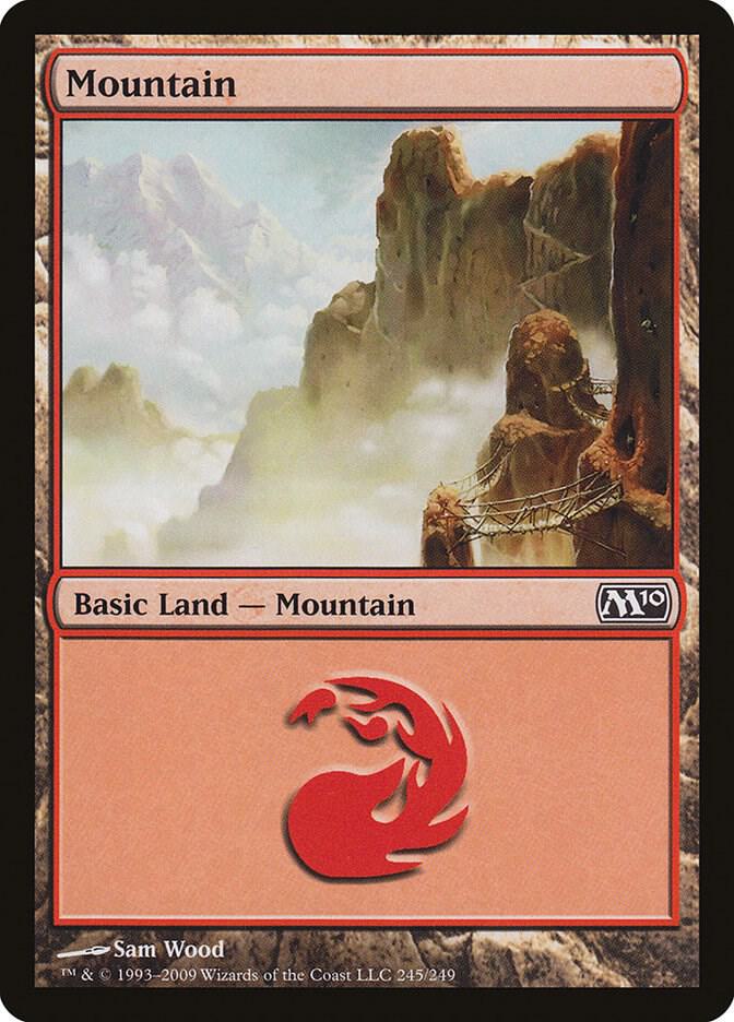 Mountain 245/249 (Magic 2010 (M10))  - Foil | Good Games Modbury