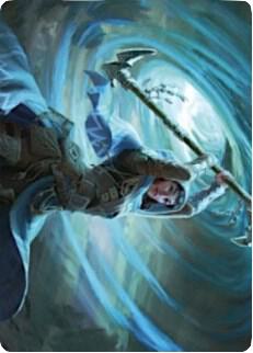 Sea Gate Stormcaller Art Card 50 (Art Series: Zendikar Rising)  | Good Games Modbury