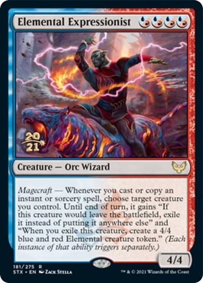 Elemental Expressionist [Strixhaven: School of Mages Prerelease Promos] | Good Games Modbury