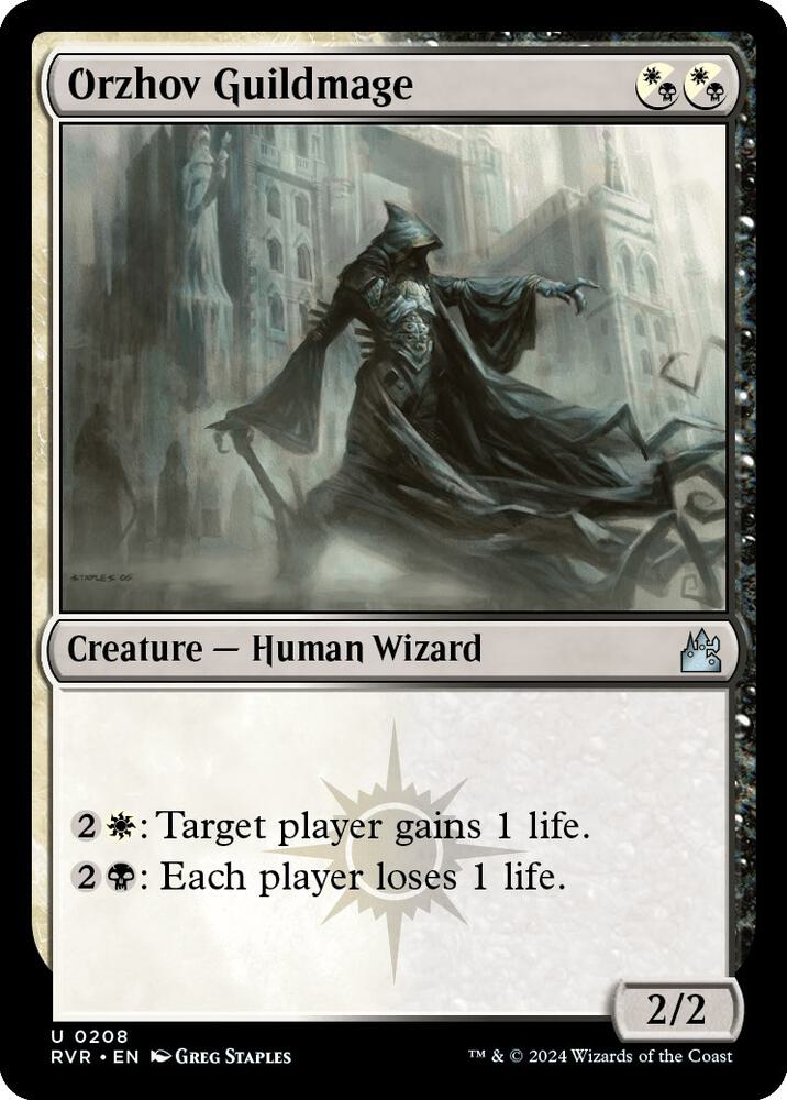 Orzhov Guildmage 208 (Ravnica Remastered)  - Foil | Good Games Modbury