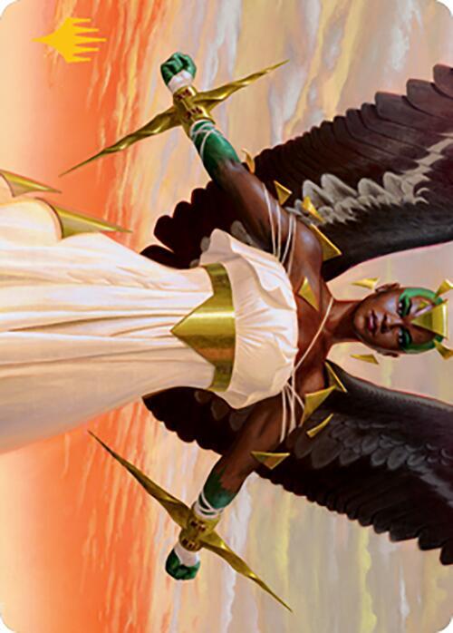 Glorious Enforcer Art Card Gold Stamped 2 (Art Series: Modern Horizons 2)  | Good Games Modbury