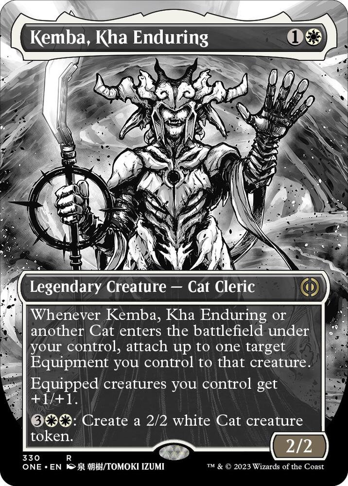 Kemba, Kha Enduring 330/271 (Phyrexia: All Will Be One)  - Borderless Foil | Good Games Modbury