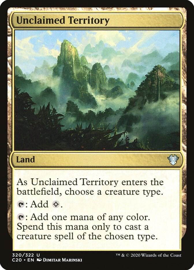 Unclaimed Territory 320/322 (Commander 2020)  | Good Games Modbury
