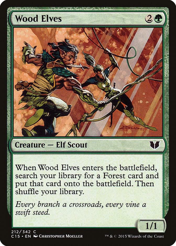 Wood Elves 212/342 (Commander 2015)  | Good Games Modbury