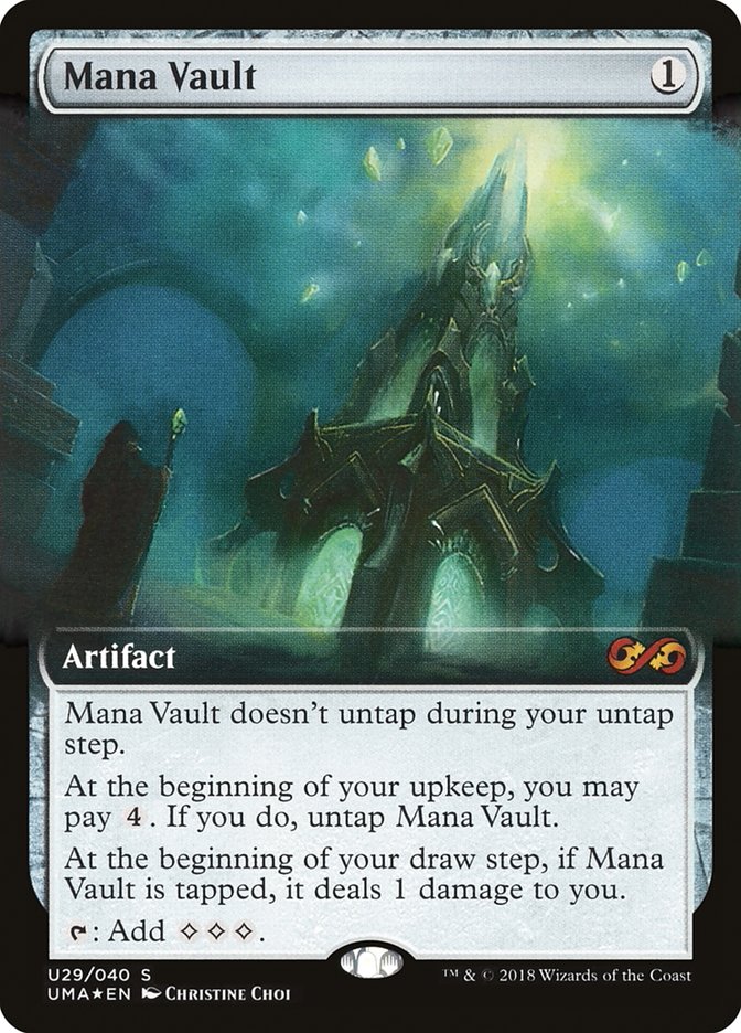 Mana Vault (Topper) [Ultimate Masters Box Topper] | Good Games Modbury