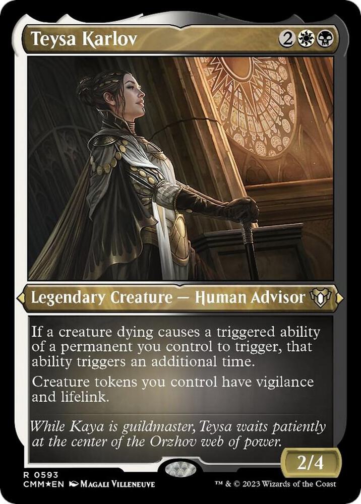 Teysa Karlov 593/451 (Commander Masters)  - Etched Foil | Good Games Modbury