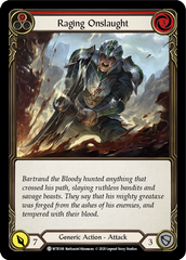 Raging Onslaught (Red) [U-WTR188] (Welcome to Rathe Unlimited)  Unlimited Rainbow Foil | Good Games Modbury