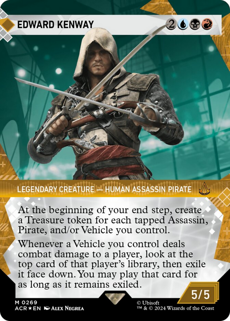 Edward Kenway (Showcase) (Textured Foil) [Assassin's Creed] | Good Games Modbury