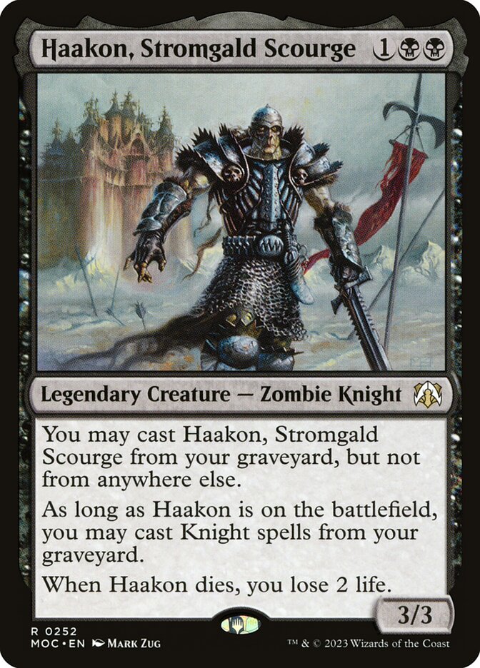 Haakon, Stromgald Scourge 252/444 (Commander: March of the Machine)  | Good Games Modbury