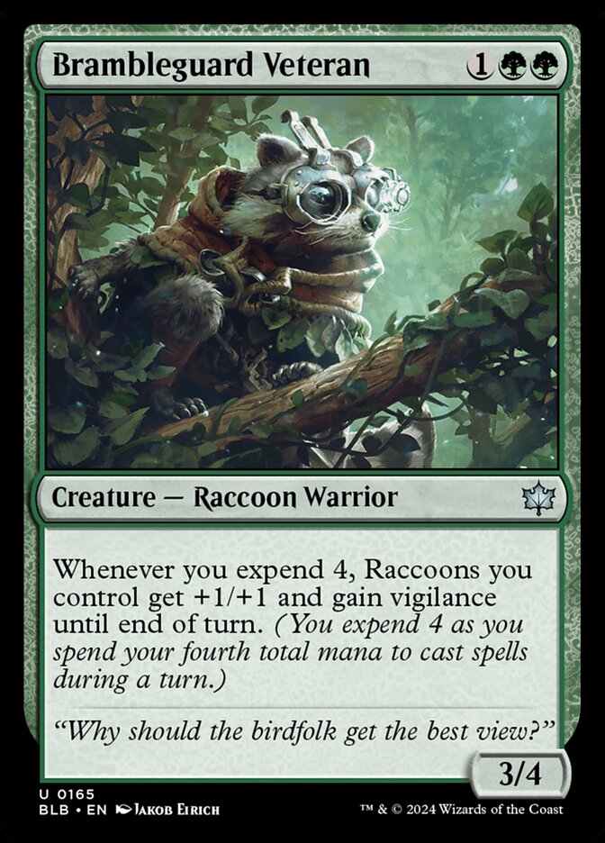 Brambleguard Veteran 165 (Bloomburrow)  - Foil | Good Games Modbury