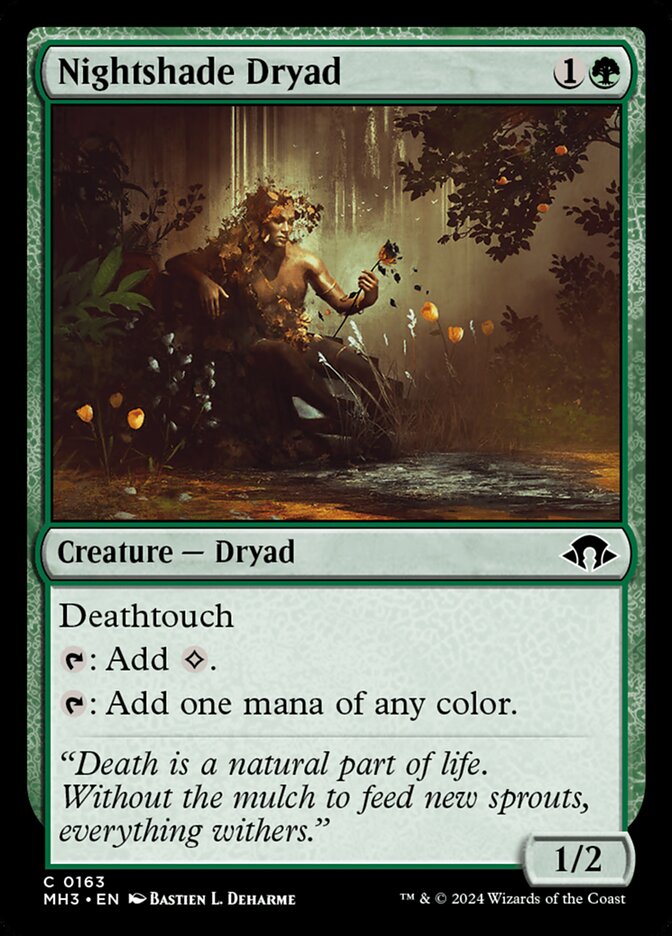 Nightshade Dryad 163 (Modern Horizons 3)  | Good Games Modbury