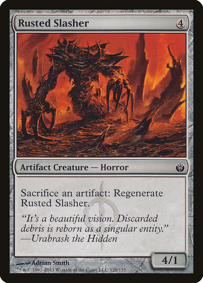 Rusted Slasher 128/155 (Mirrodin Besieged)  - Foil | Good Games Modbury